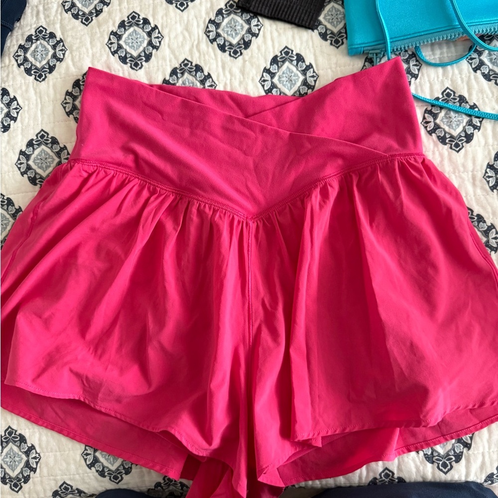 Aerie High Waist Pink Women's Shorts